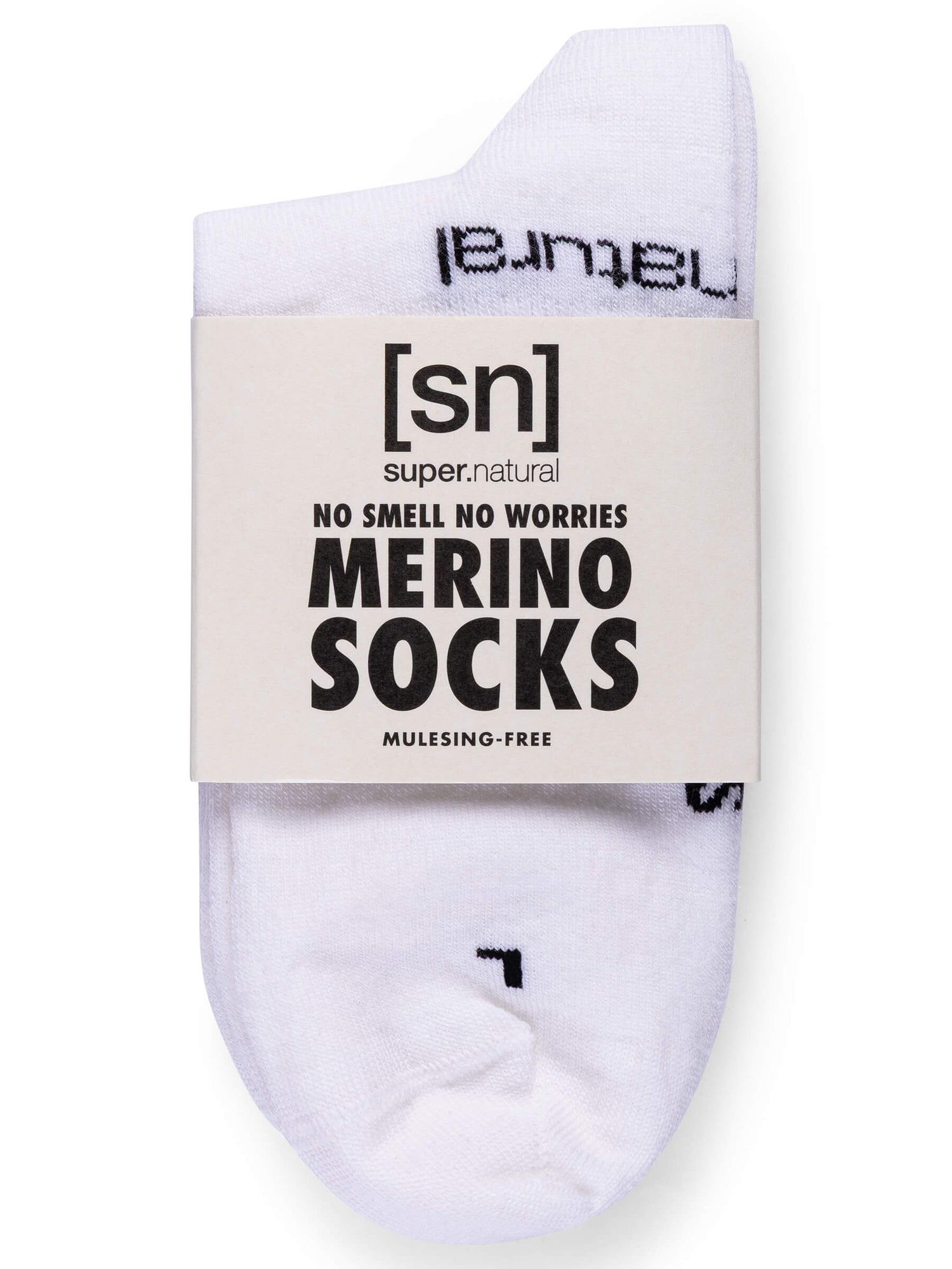 SUPER.NATURAL SNEAKER SOCKS 2-PACK - MATALAT MERINO SUKAT