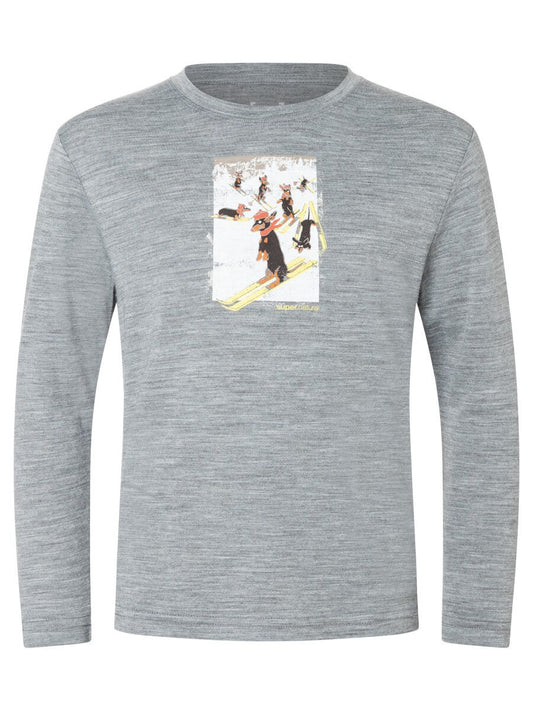 LASTEN DACHSHUND PARTY PITKÄHIHAINEN MERINOPAITA