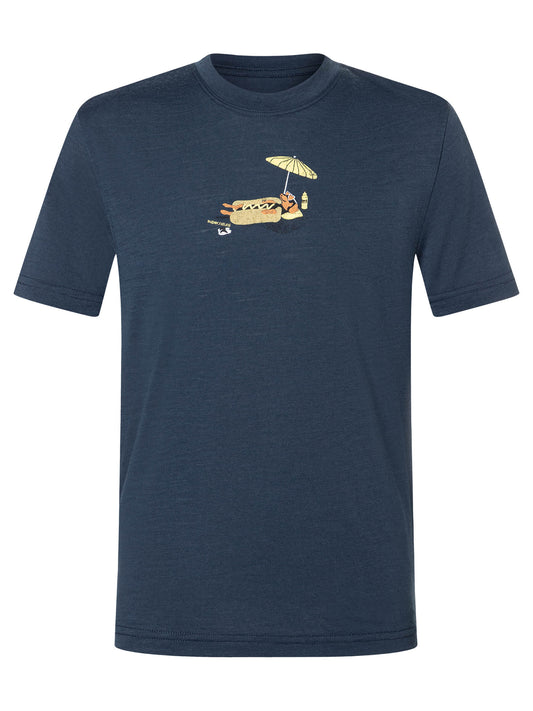 SUPER.NATURAL HOT DOG TEE - LASTEN T-PAITA