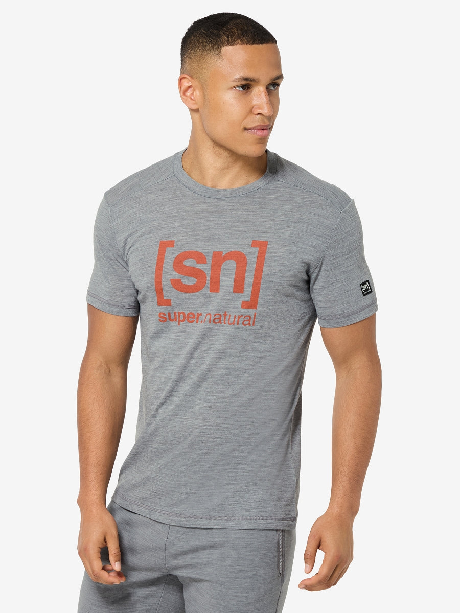 MIESTEN LOGO TEE MERINO T-PAITA