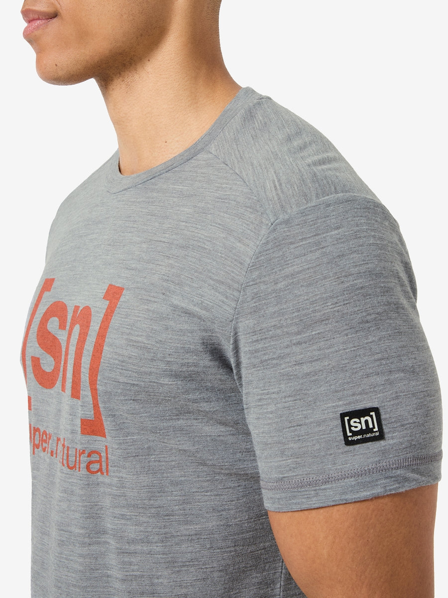 MIESTEN LOGO TEE MERINO T-PAITA