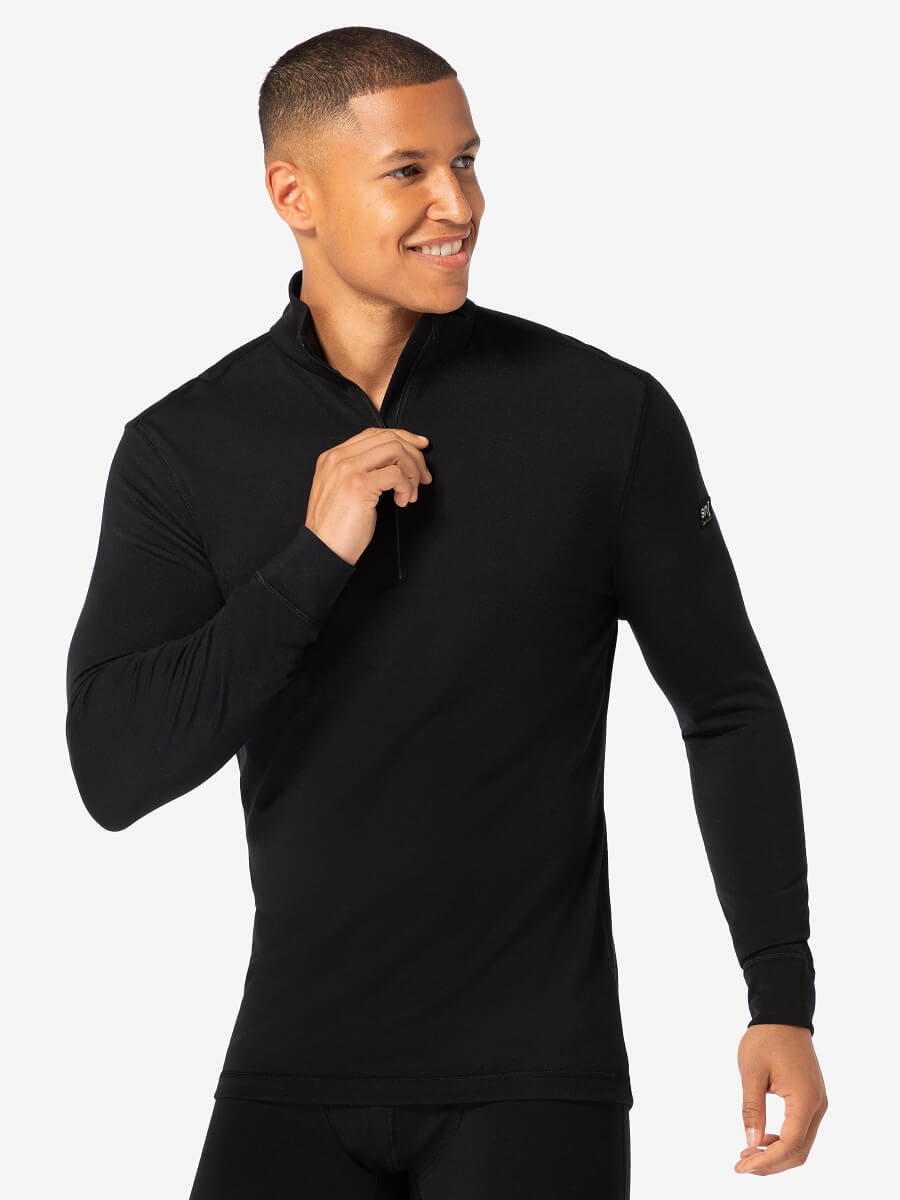 MIESTEN ARCTIC230 ZIP 1/4 MERINOPAITA