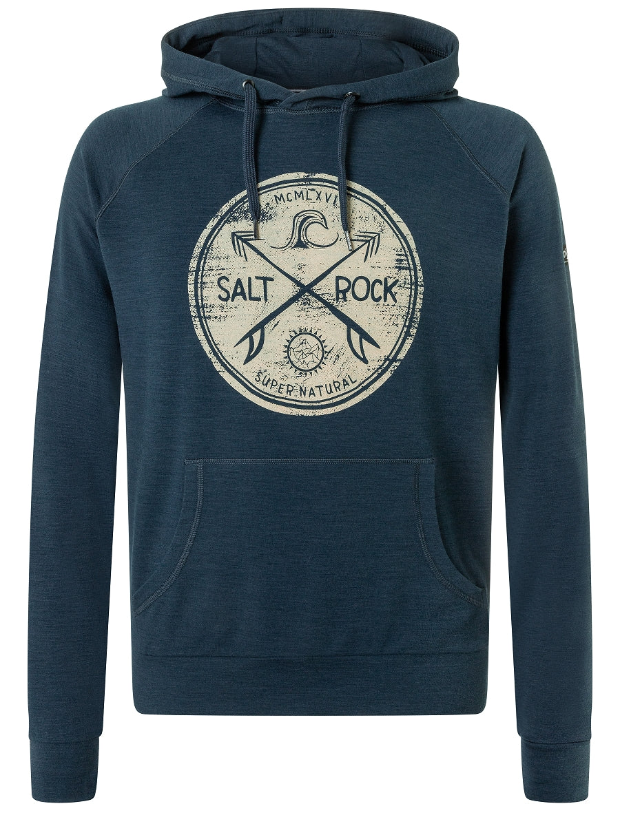 MIESTEN SALT&ROCK HOODIE MERINOHUPPARI