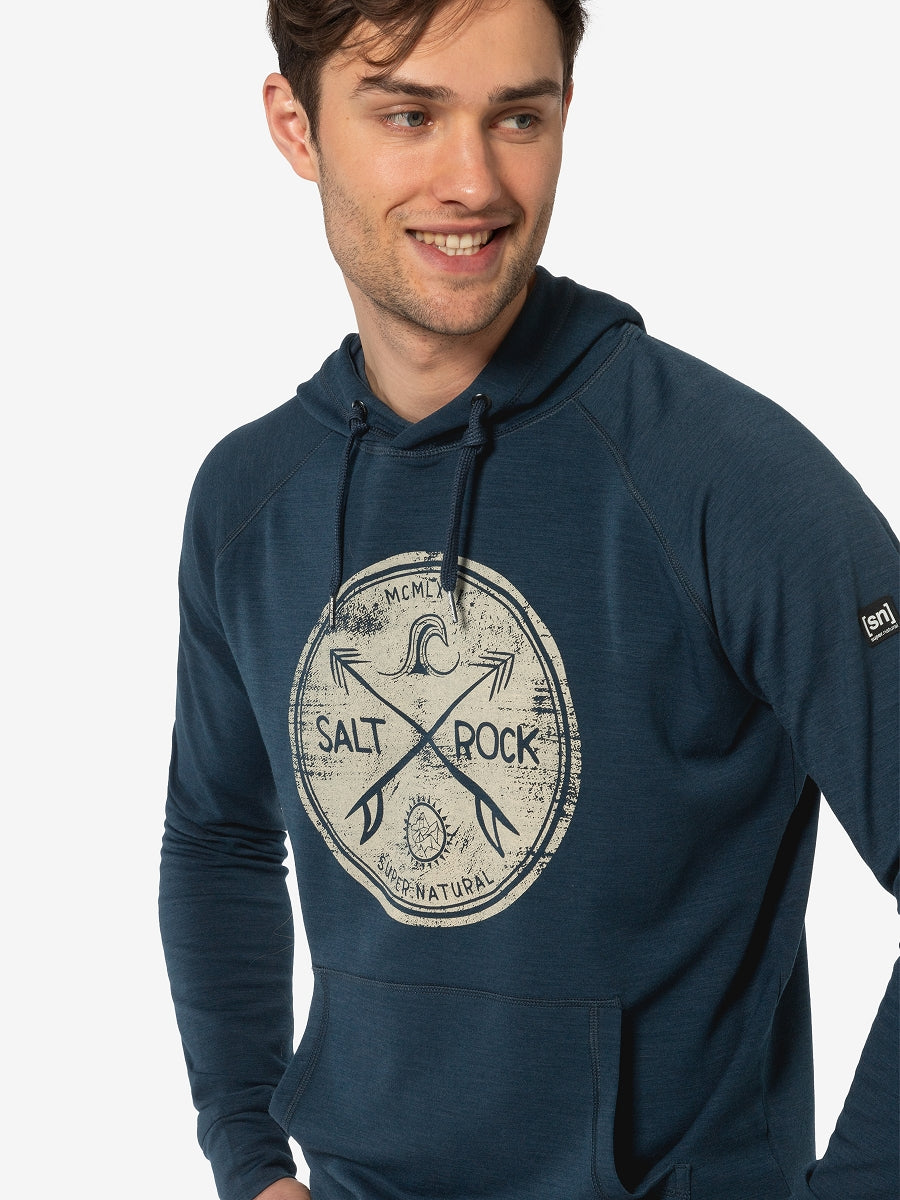 MIESTEN SALT&ROCK HOODIE MERINOHUPPARI