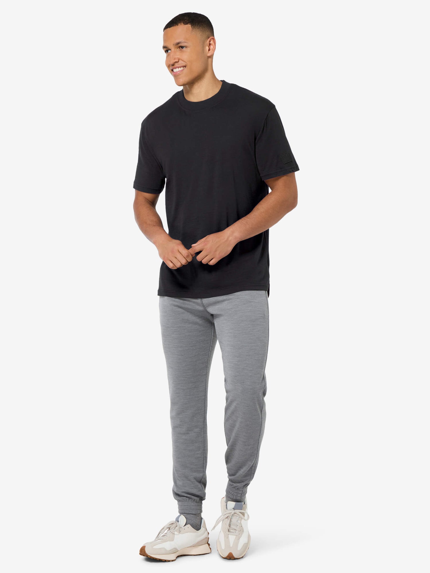 MIESTEN CASUAL RIB BIO J MERINO T-PAITA