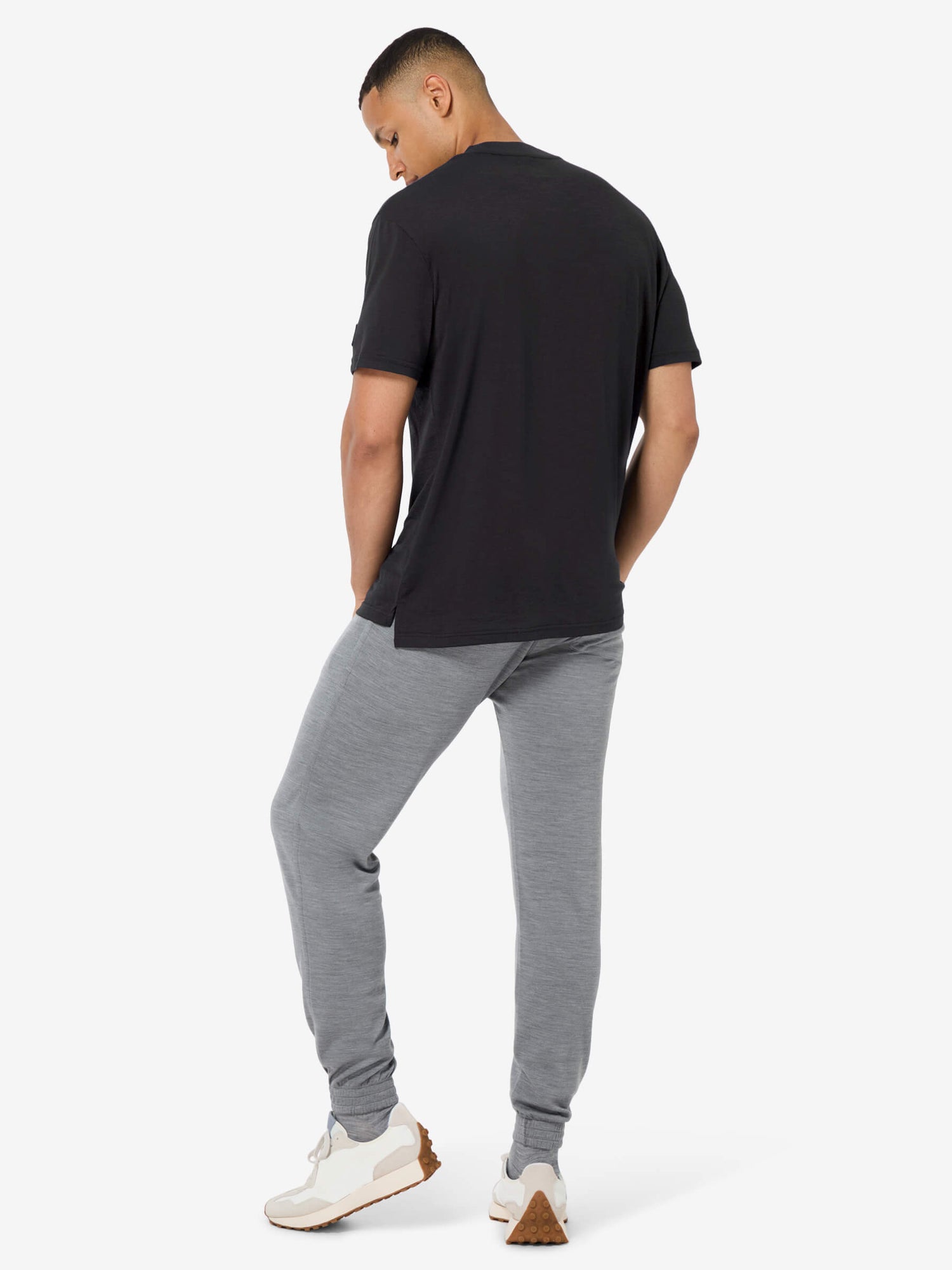MIESTEN CASUAL RIB BIO J MERINO T-PAITA
