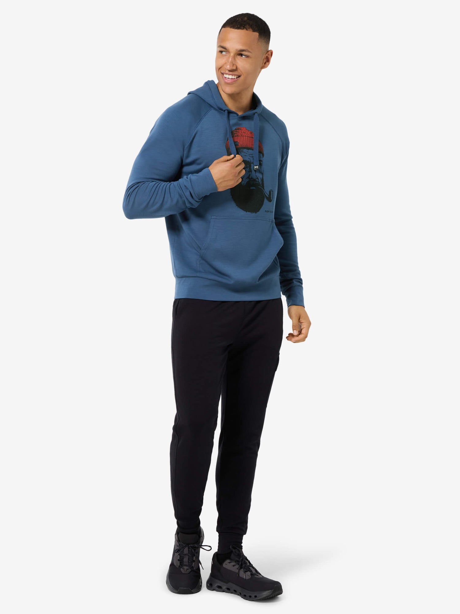 MIESTEN FAV SAILOR HOODIE MERINOHUPPARI