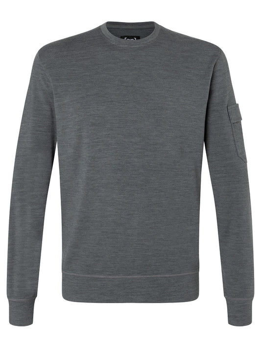 MIESTEN ALPINE BRUSH CREWNECK MERINOPAITA
