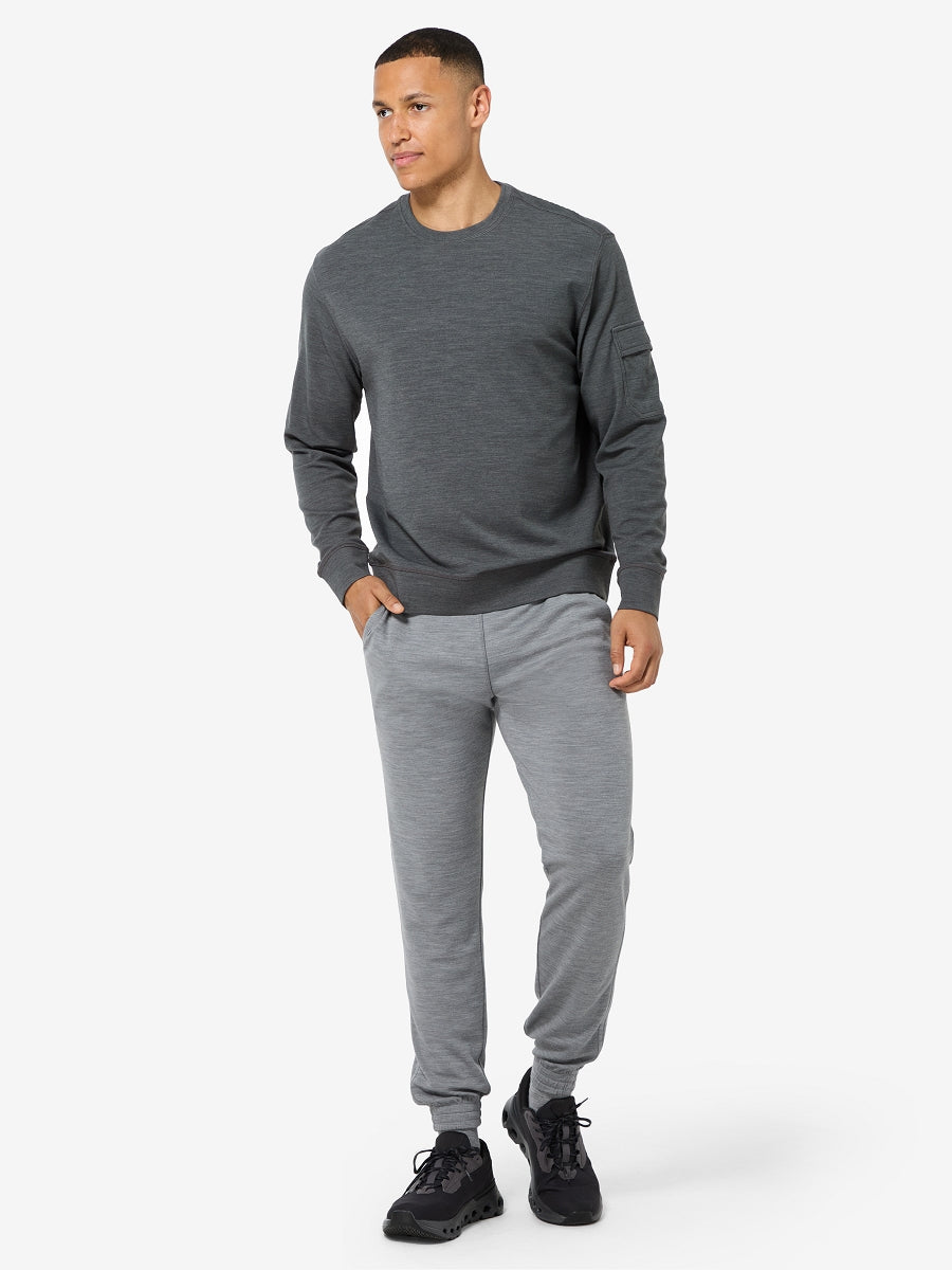 MIESTEN ALPINE BRUSH CREWNECK MERINOPAITA