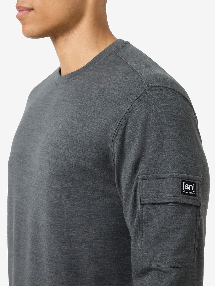 MIESTEN ALPINE BRUSH CREWNECK MERINOPAITA