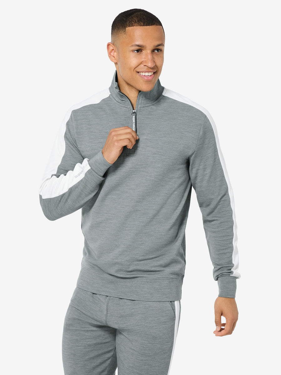 MIESTEN COLORADO ZIP TURTLENECK MERINOPAITA
