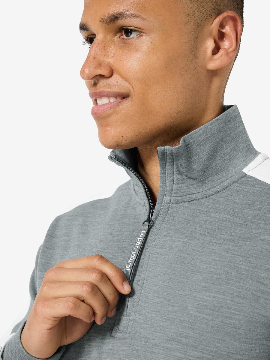 MIESTEN COLORADO ZIP TURTLENECK MERINOPAITA