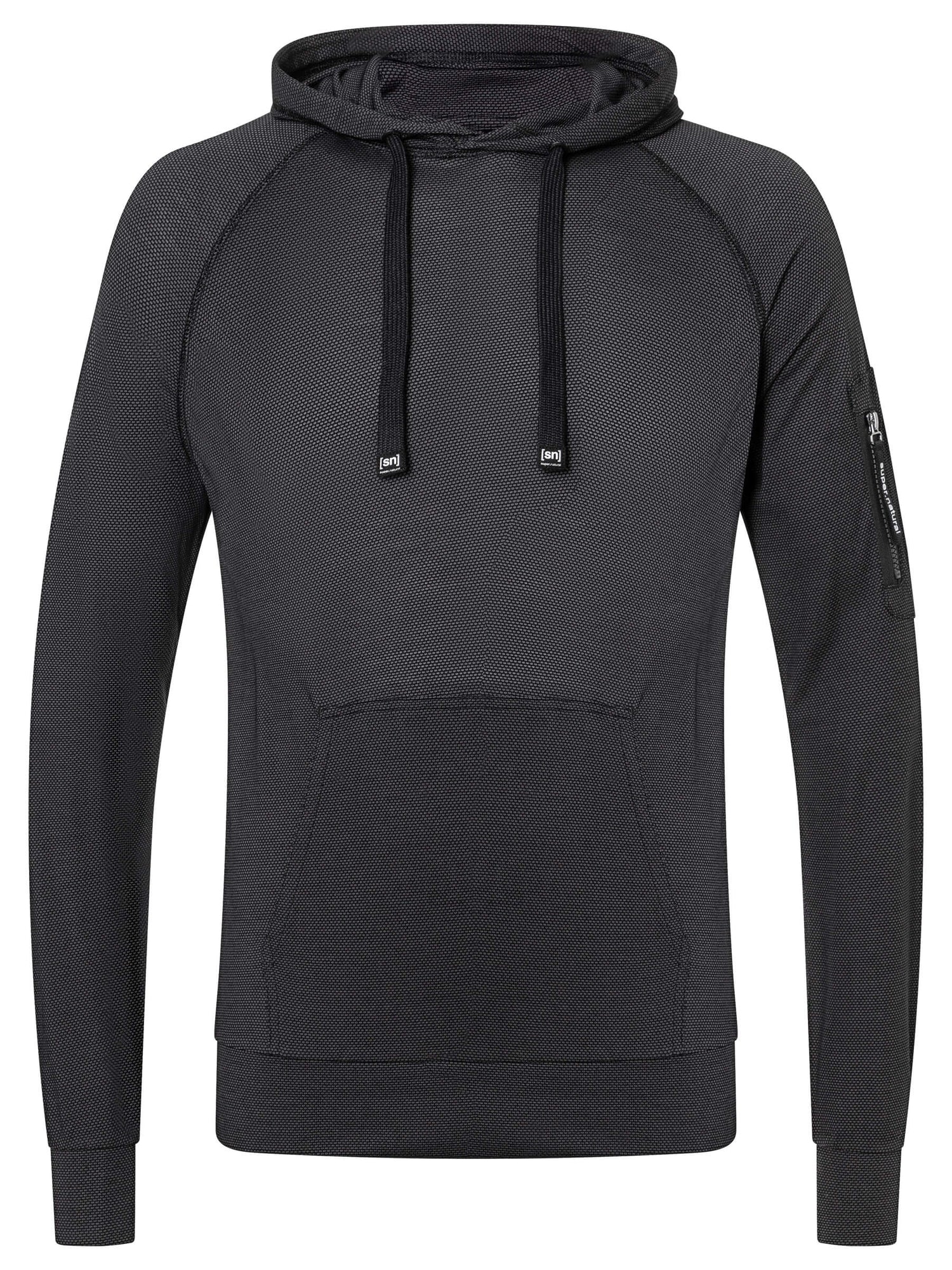 SUPER.NATURAL AIR HOODIE MIESTEN MERINOHUPPARI