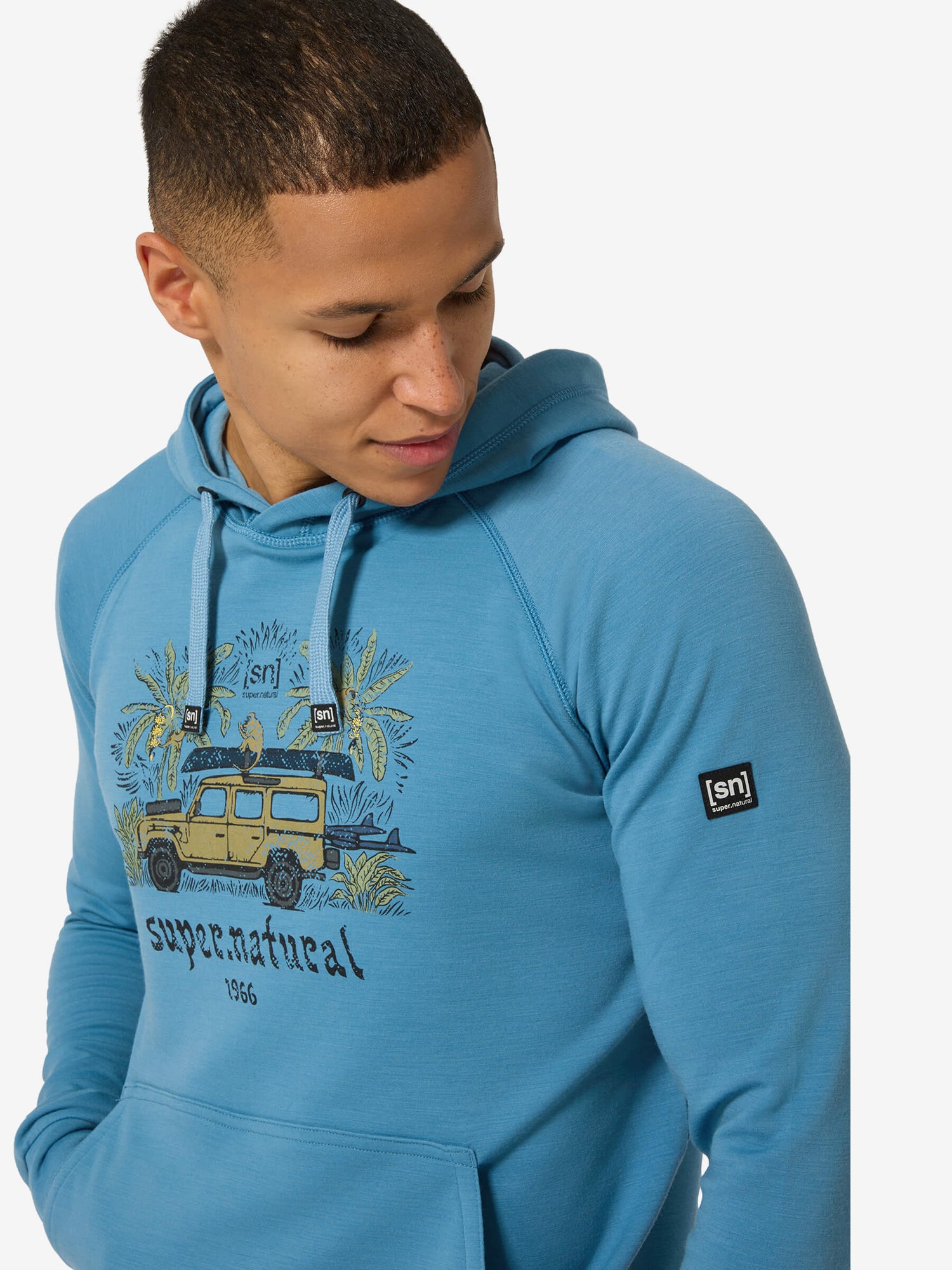 SUPER.NATURAL TROPICAR HOODIE MIESTEN HUPPARI