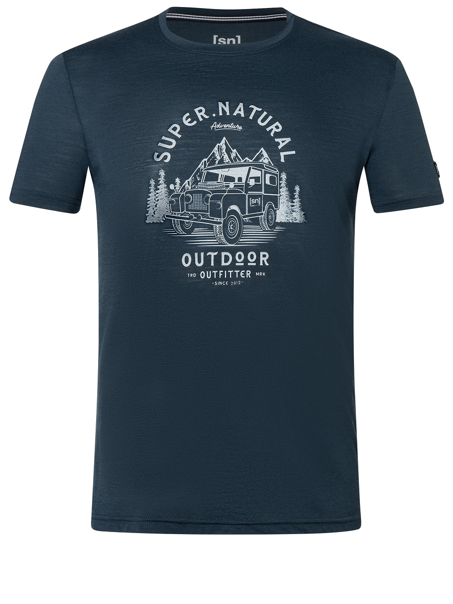 MIESTEN LANDI TEE MERINO T-PAITA