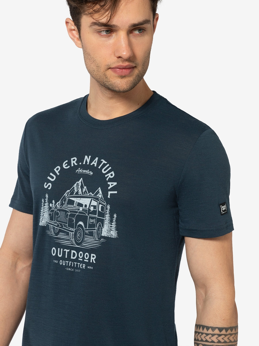 MIESTEN LANDI TEE MERINO T-PAITA