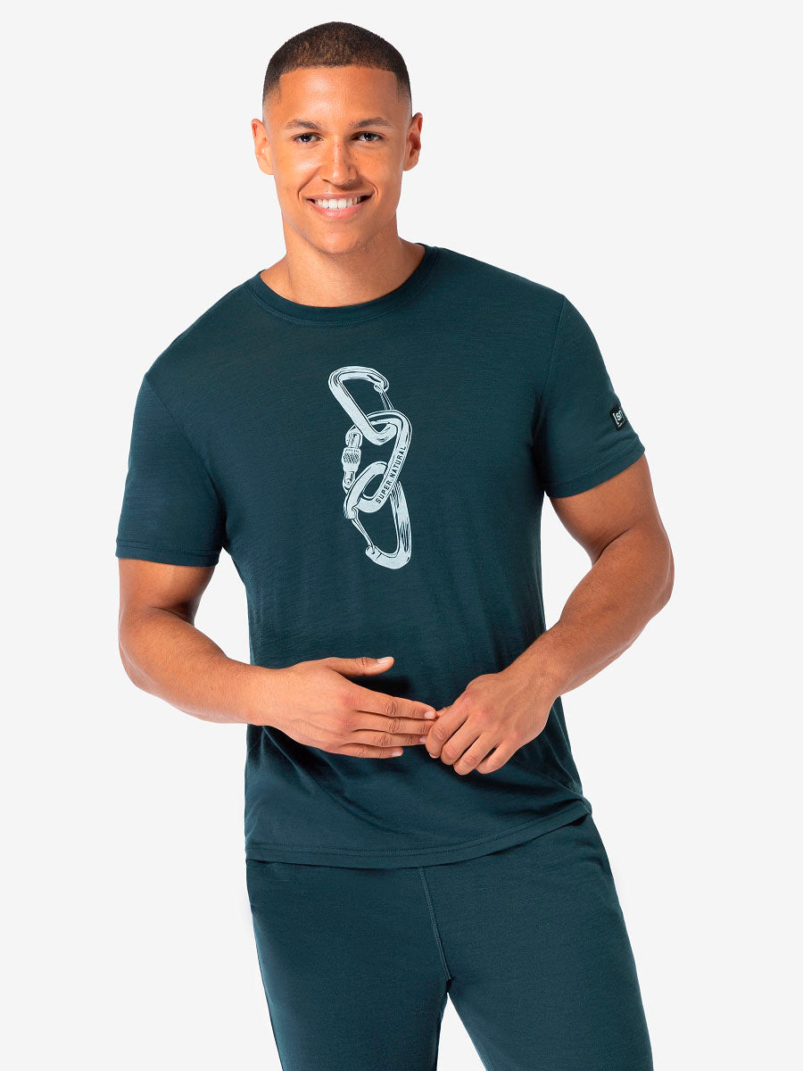 SUPER.NATURAL CARABINERI TEE MIESTEN MERINOPAITA