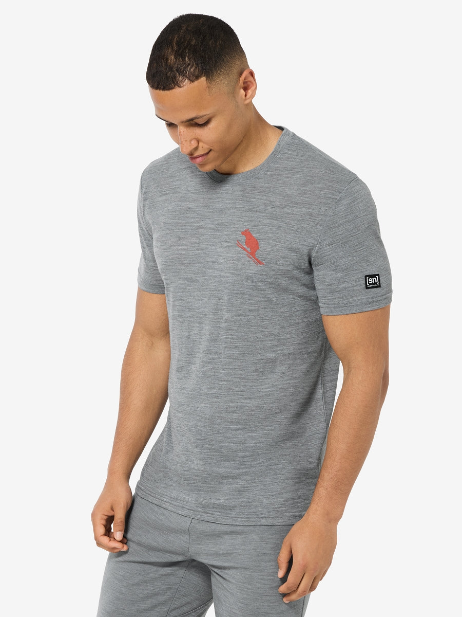 MIESTEN LITTLE FLEAR MERINO T-PAITA