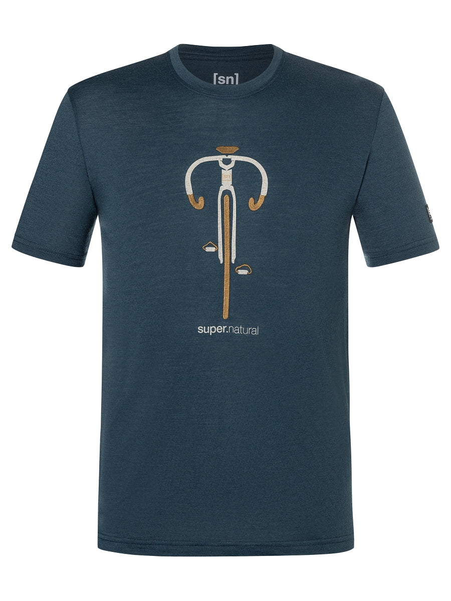 MIESTEN VINTAGE BIKE TEE MERINO T-PAITA