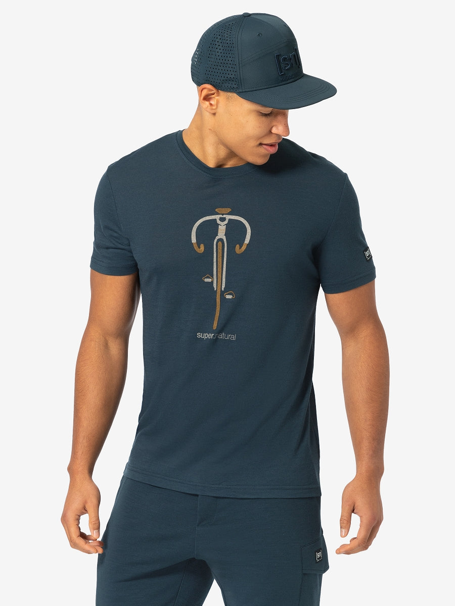 MIESTEN VINTAGE BIKE TEE MERINO T-PAITA