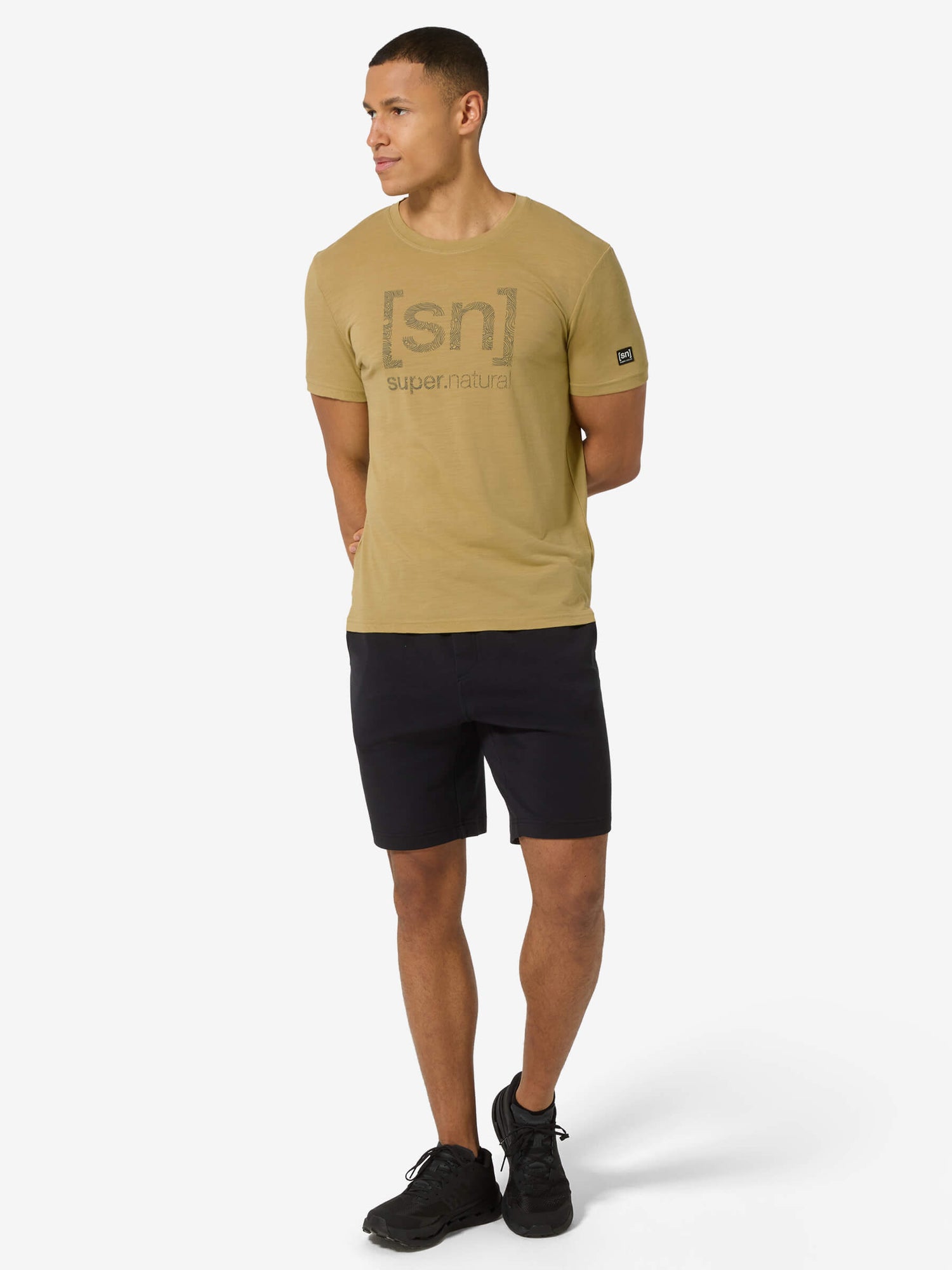 MIESTEN LOGO LINES TEE MERINO T-PAITA