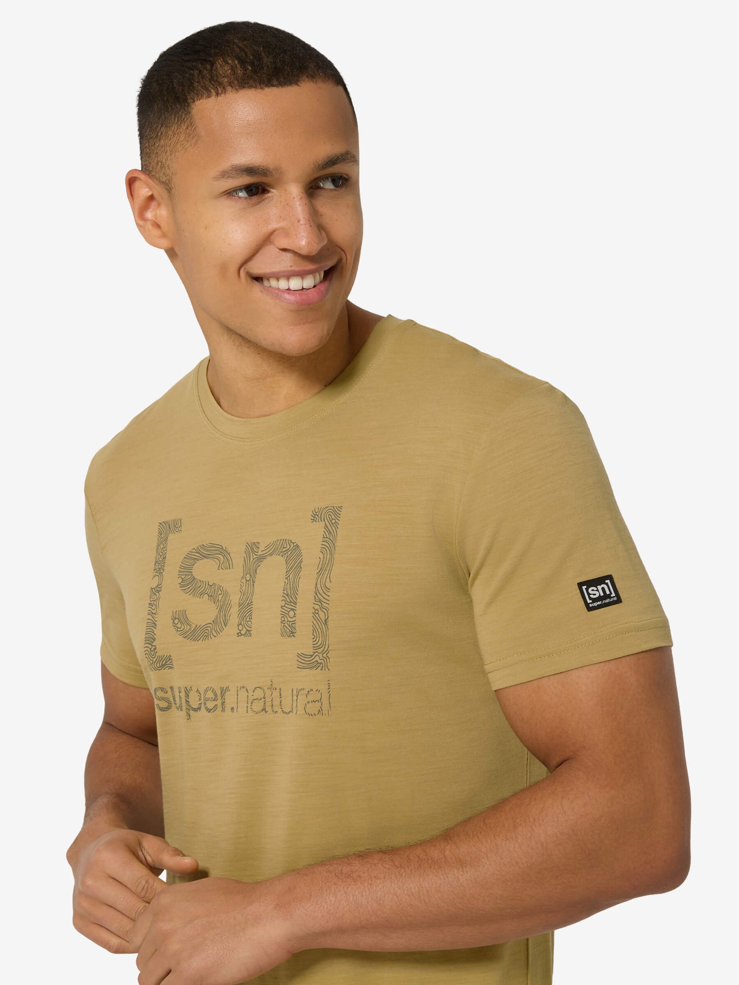 MIESTEN LOGO LINES TEE MERINO T-PAITA