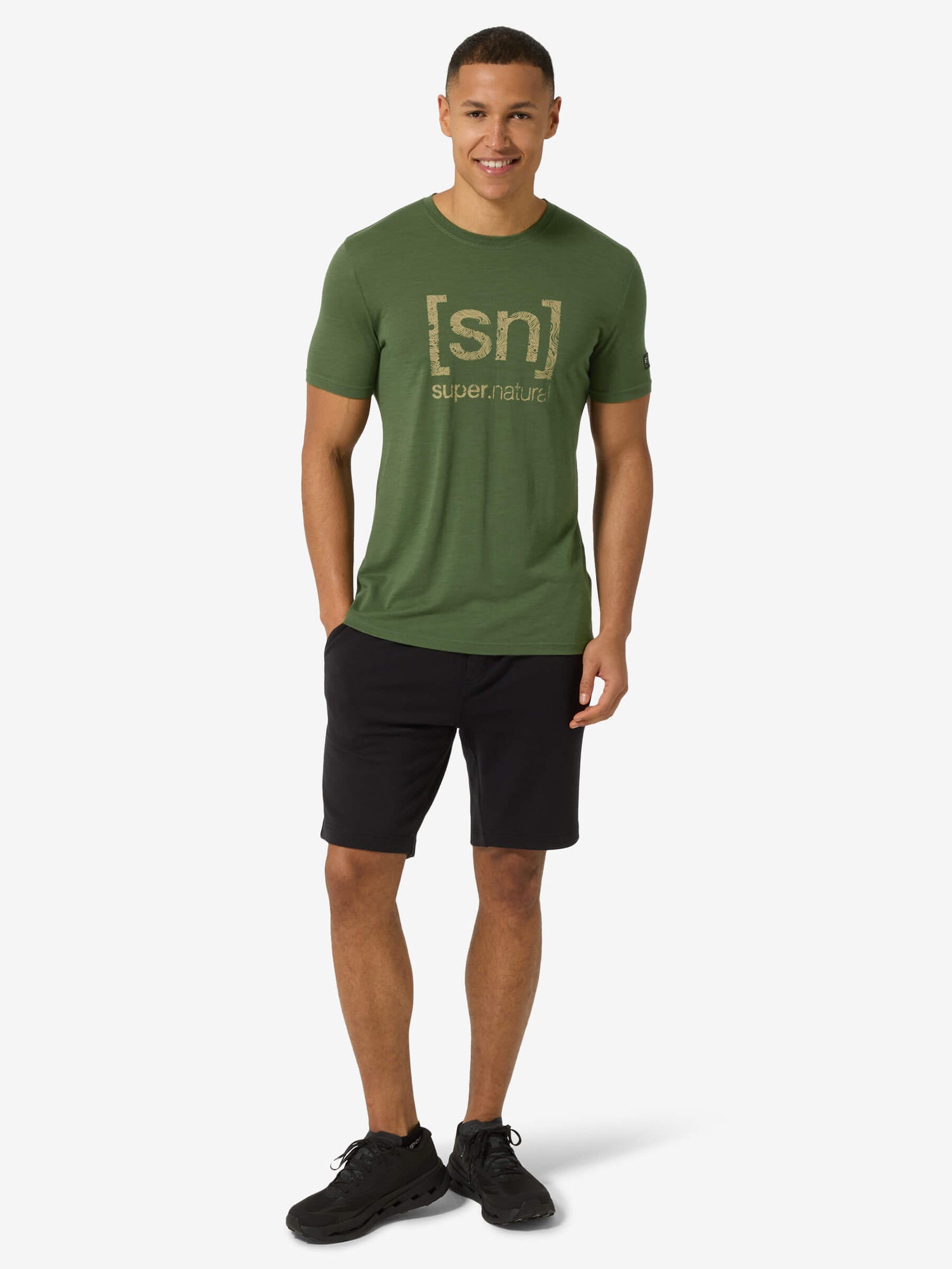 MIESTEN LOGO LINES TEE MERINO T-PAITA