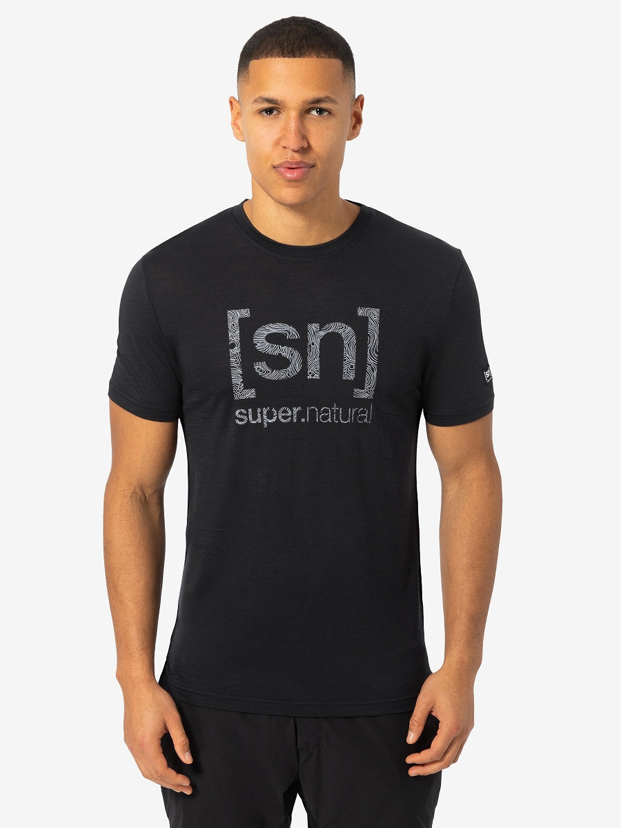 MIESTEN LOGO LINES TEE MERINO T-PAITA