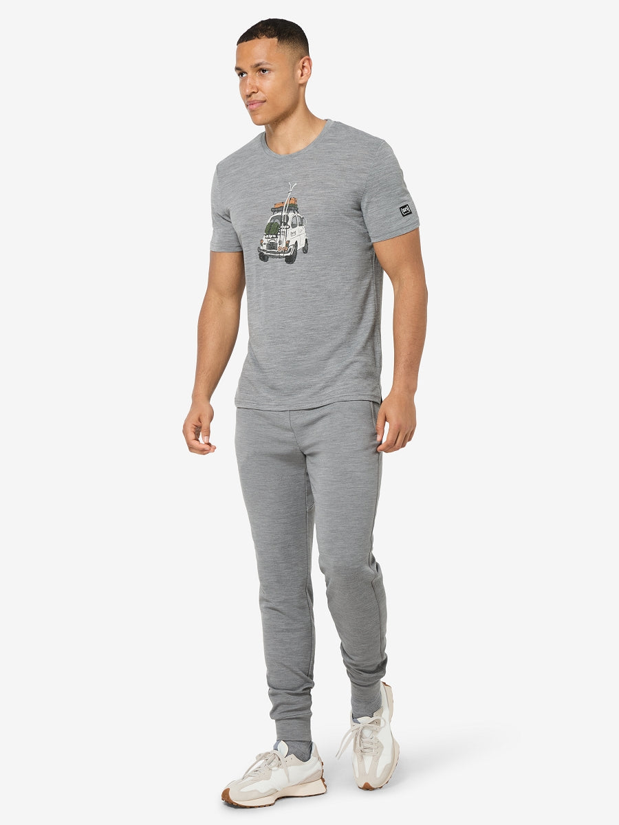 MIESTEN CARSKI TEE MERINOVILLAINEN T-PAITA