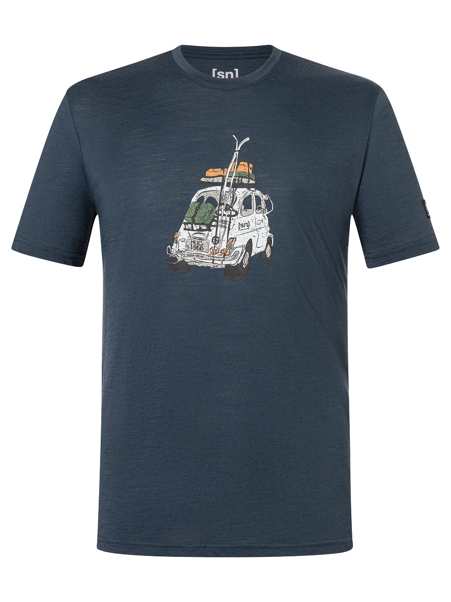 MIESTEN CARSKI TEE MERINOVILLAINEN T-PAITA