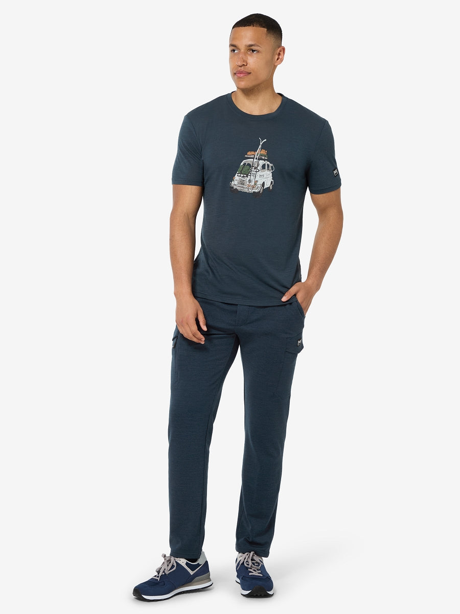 MIESTEN CARSKI TEE MERINOVILLAINEN T-PAITA