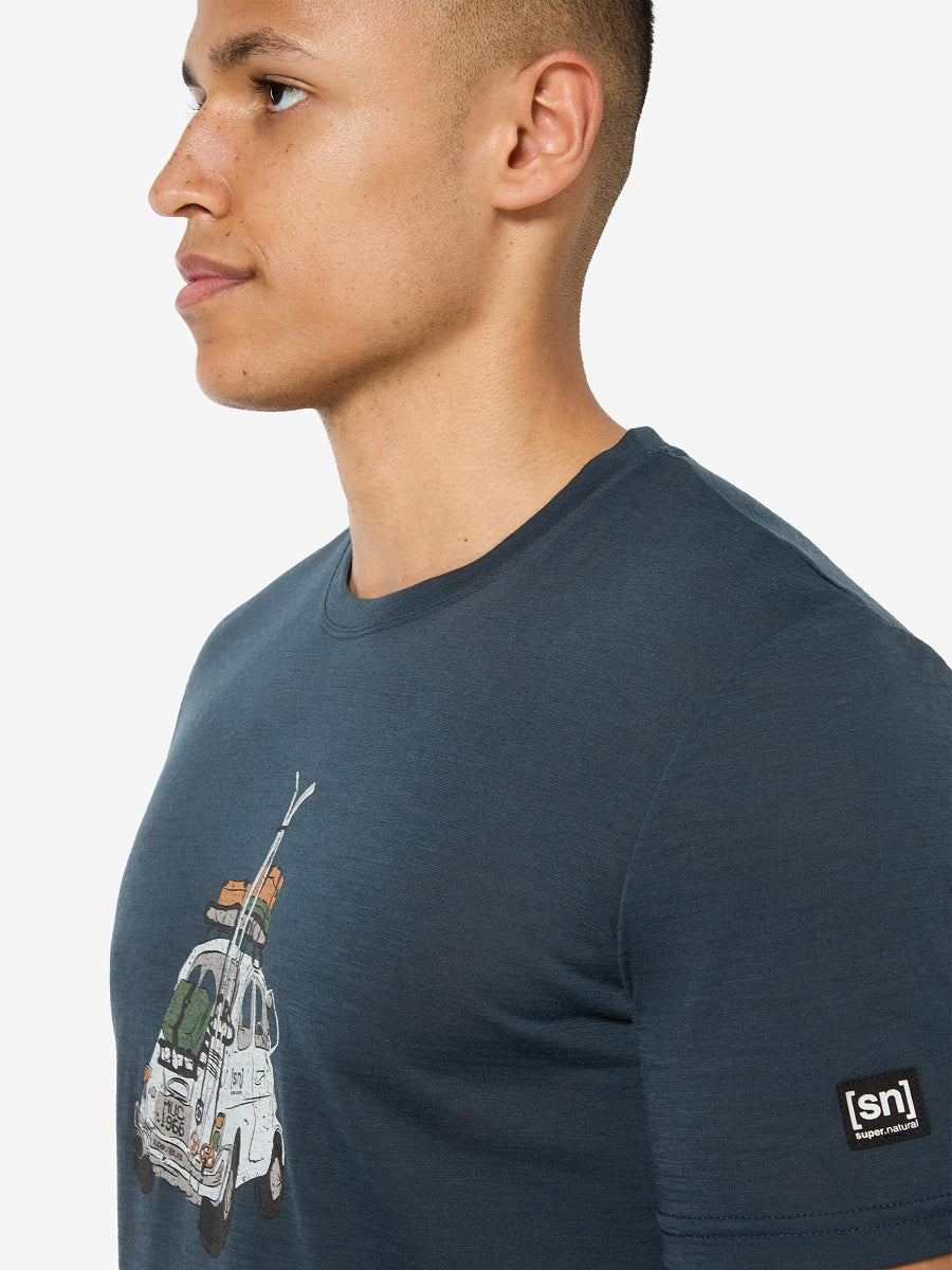 MIESTEN CARSKI TEE MERINOVILLAINEN T-PAITA