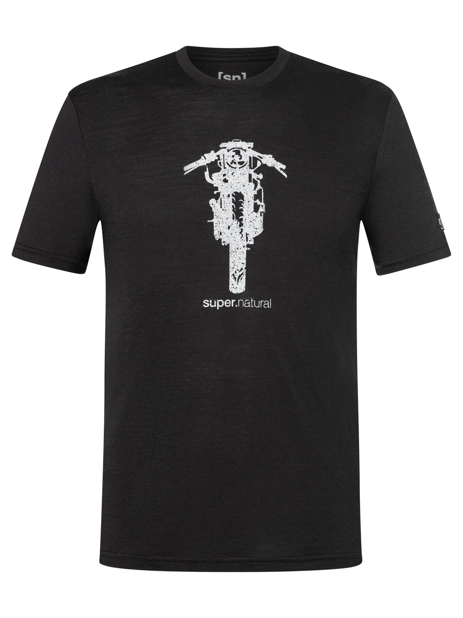 MIESTEN SCRAMBLER TEE MERINOVILLAINEN T-PAITA
