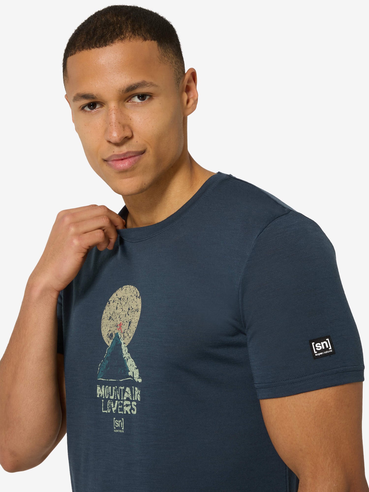 SUPER.NATURAL NO MAP TEE MIESTEN MERINOPAITA