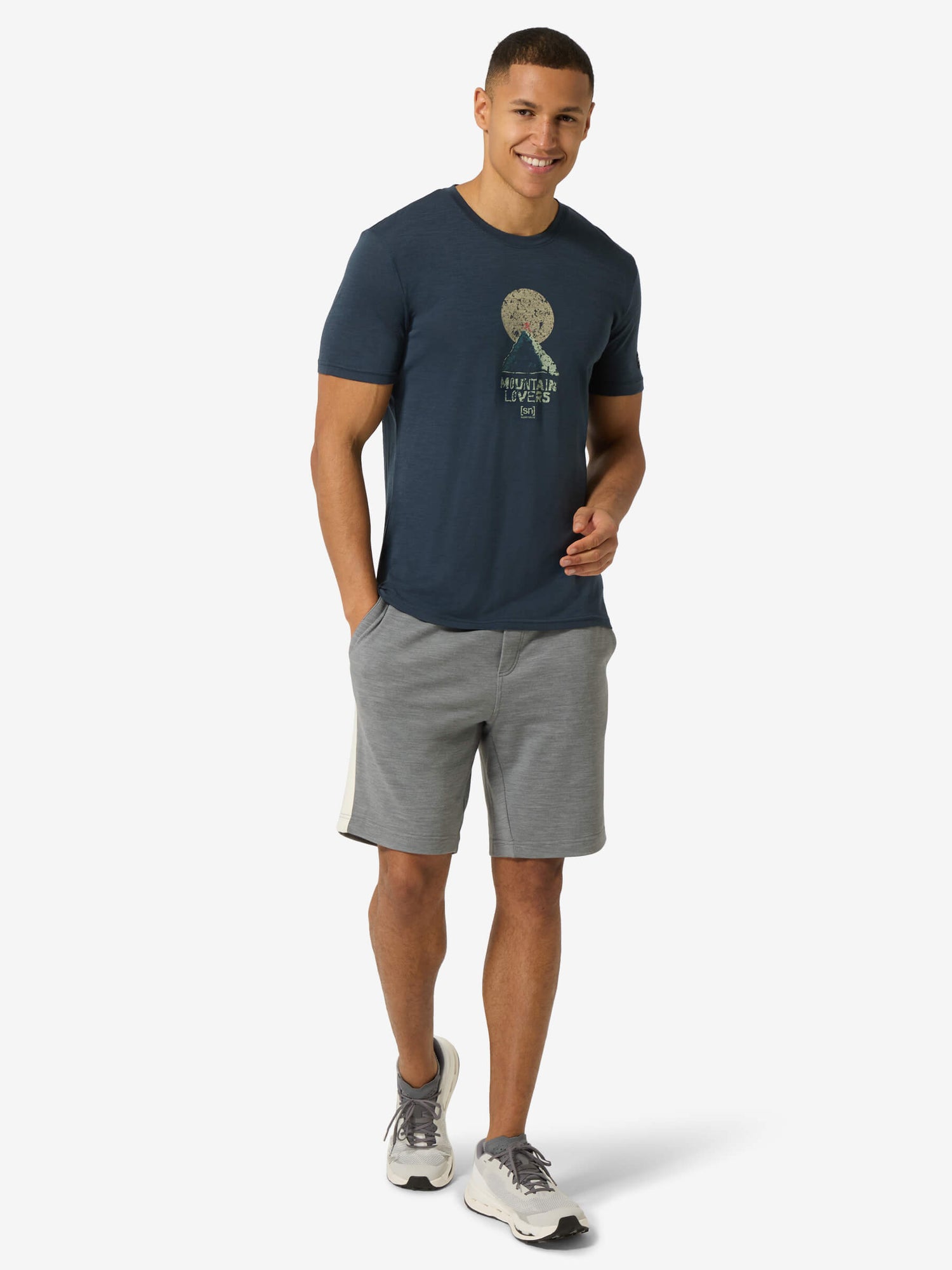 SUPER.NATURAL NO MAP TEE MIESTEN MERINOPAITA