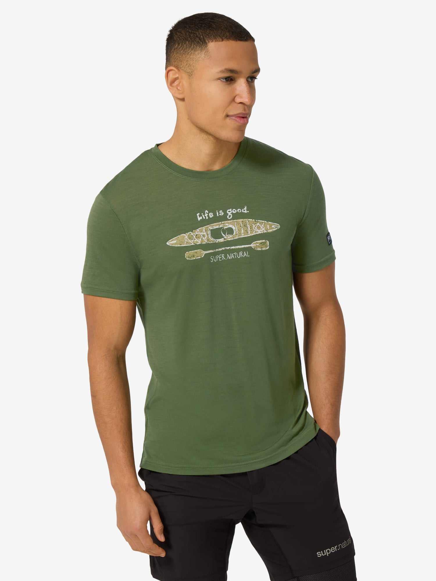 SUPER.NATURAL RIVER PLEASURE TEE - MIESTEN T-PAITA