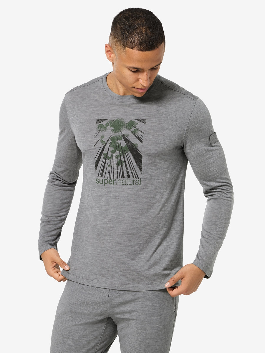 MIESTEN POINT OF VIEW BIO J LS PITKÄHIHAINEN MERINOPAITA