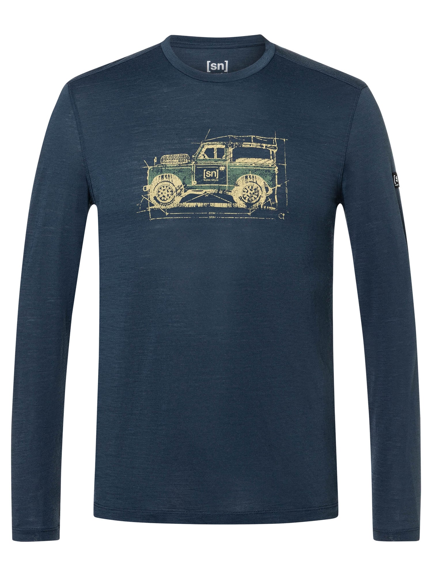 SUPER NATURAL WILLI LS - MIESTEN PITKÄHIHAINEN PAITA