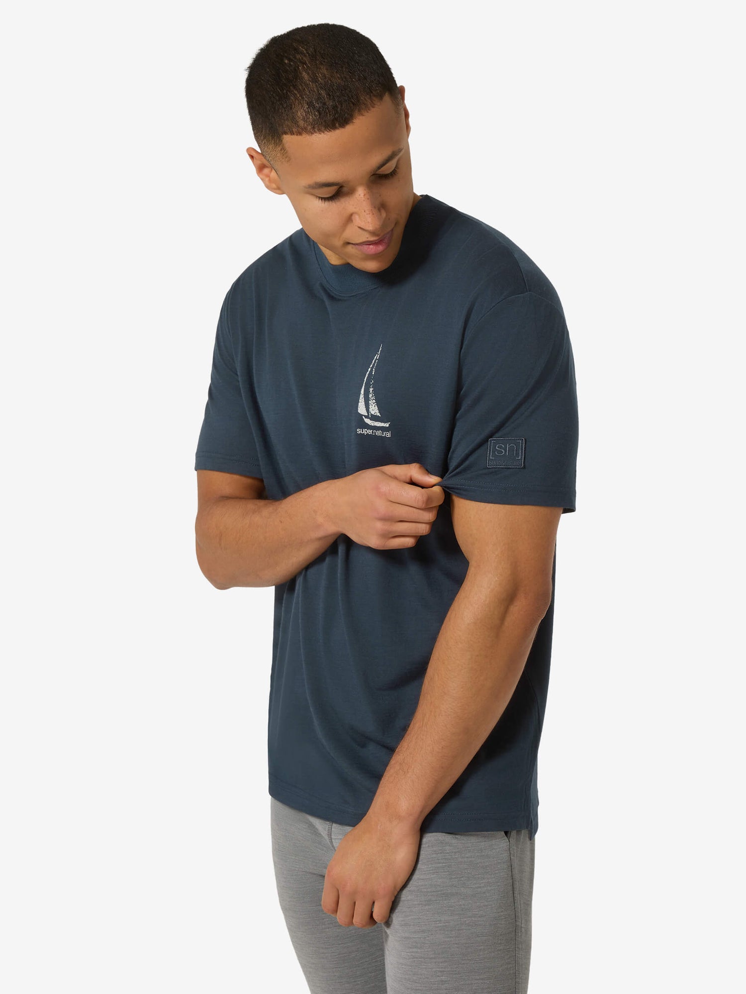 SUPER.NATURAL SAILING BOAT BIO J - MIESTEN MERINOPAITA