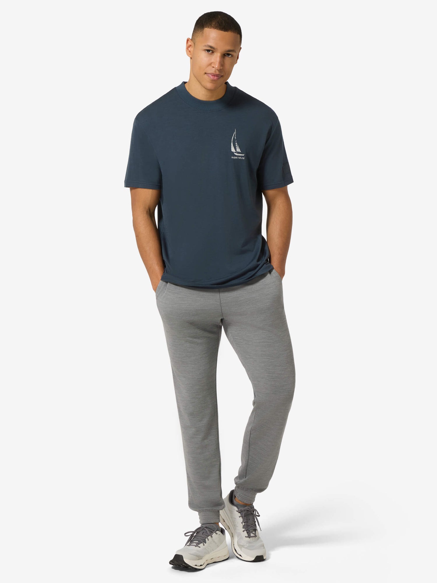 SUPER.NATURAL SAILING BOAT BIO J - MIESTEN MERINOPAITA