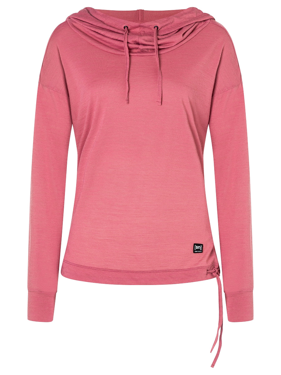 NAISTEN FUNNEL HOODIE MERINOHUPPARI