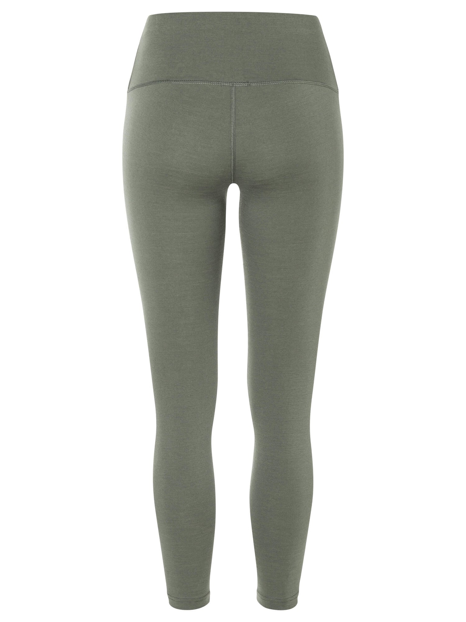 Naisten Super Tights merinotrikoot, väri Eucalyptus – tuotekuva takaa