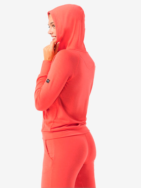 NAISTEN ESSENTIAL ZIP HOODIE VETOKETJULLINEN HUPPARI