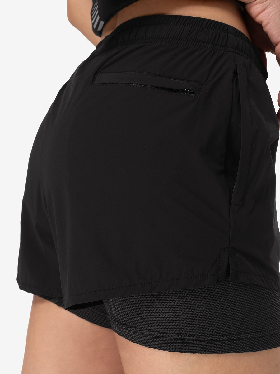 NAISTEN DOUBLE LAYER MERINOSHORTSIT