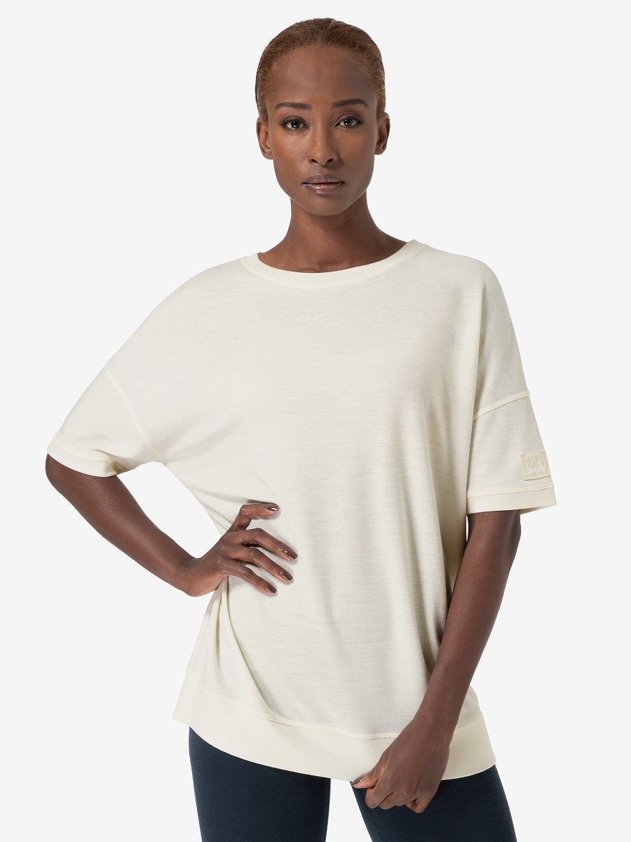 NAISTEN OVERSIZED BIO MERINO T-PAITA