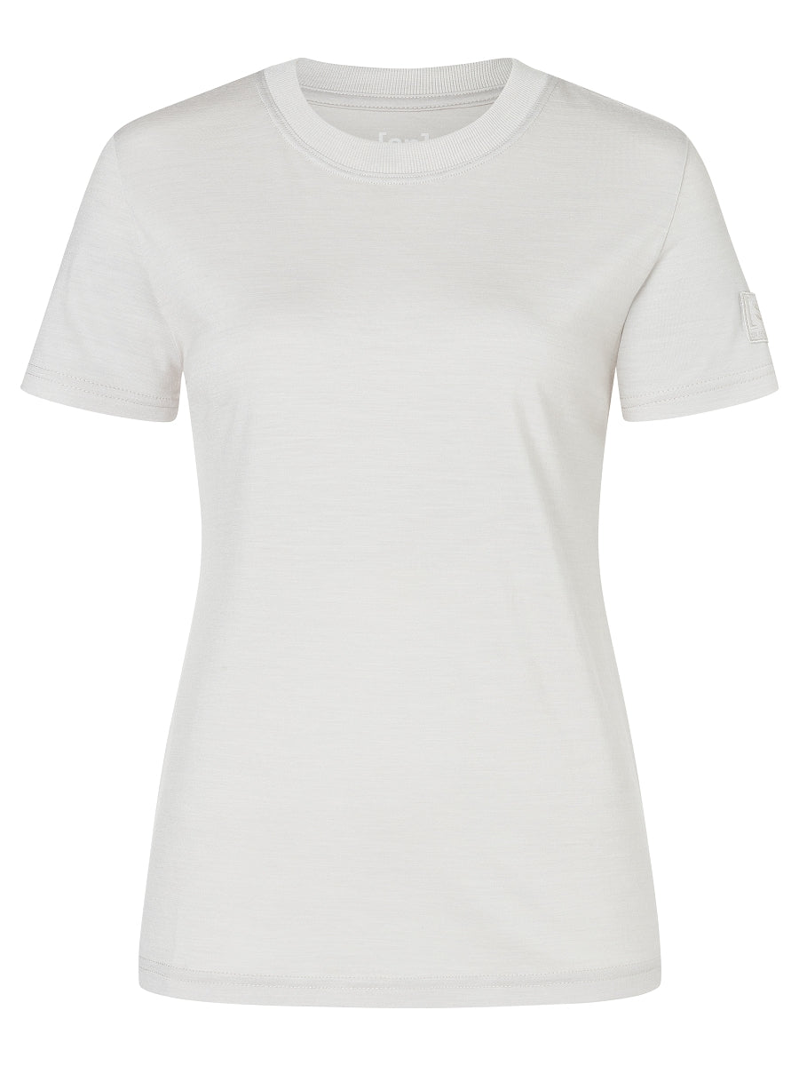 NAISTEN CASUAL RIB BIO J TEE MERINOVILLAINEN T-PAITA