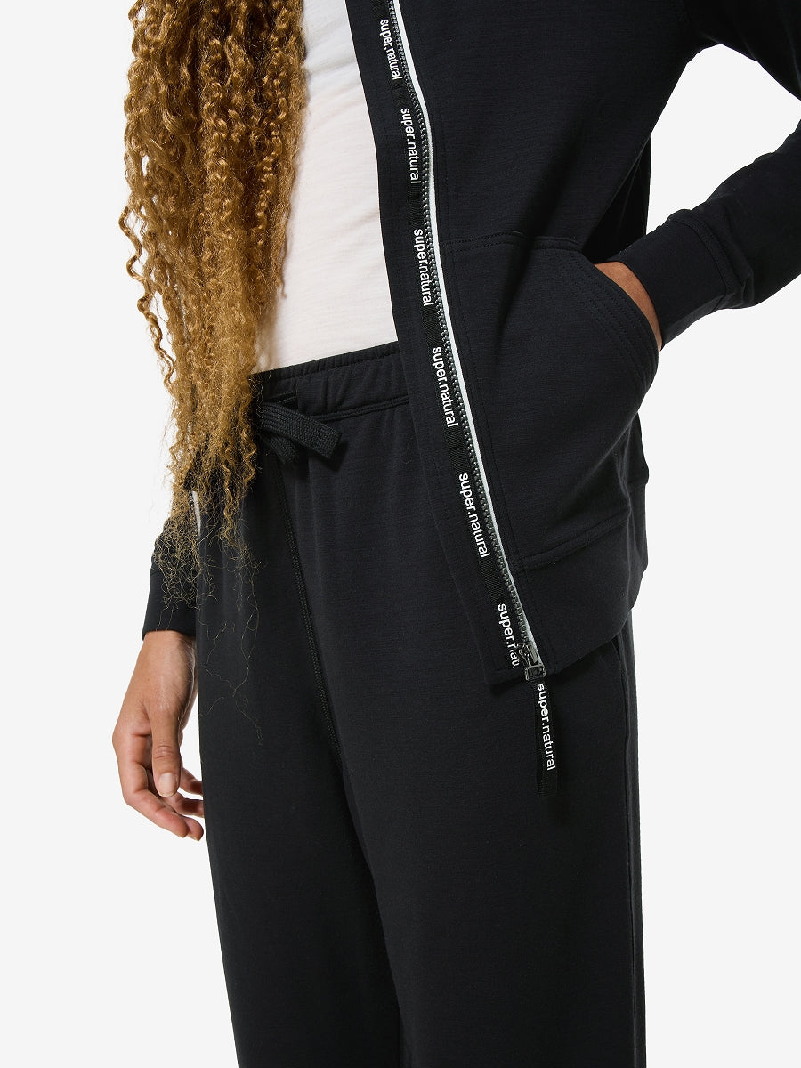 NAISTEN SOLUTION DWR HOODIE VETTÄHYLKIVÄ MERINOHUPPARI