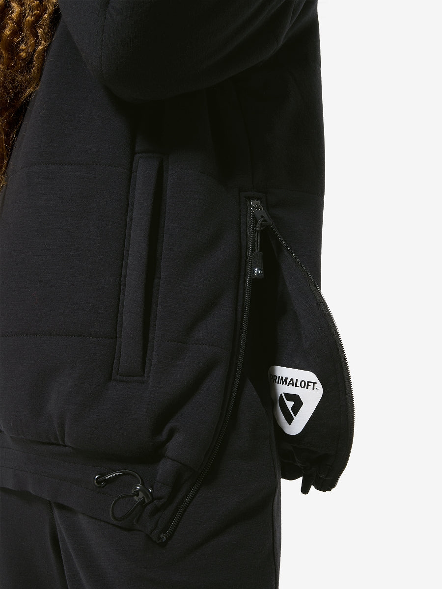 NAISTEN DWR HOODIE MERINOHUPPARI