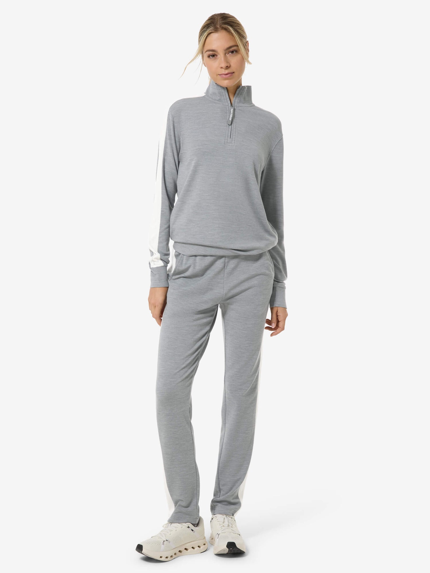SUPER.NATURAL COLORADO ZIP NAISTEN TURTLENECK MERINONEULE
