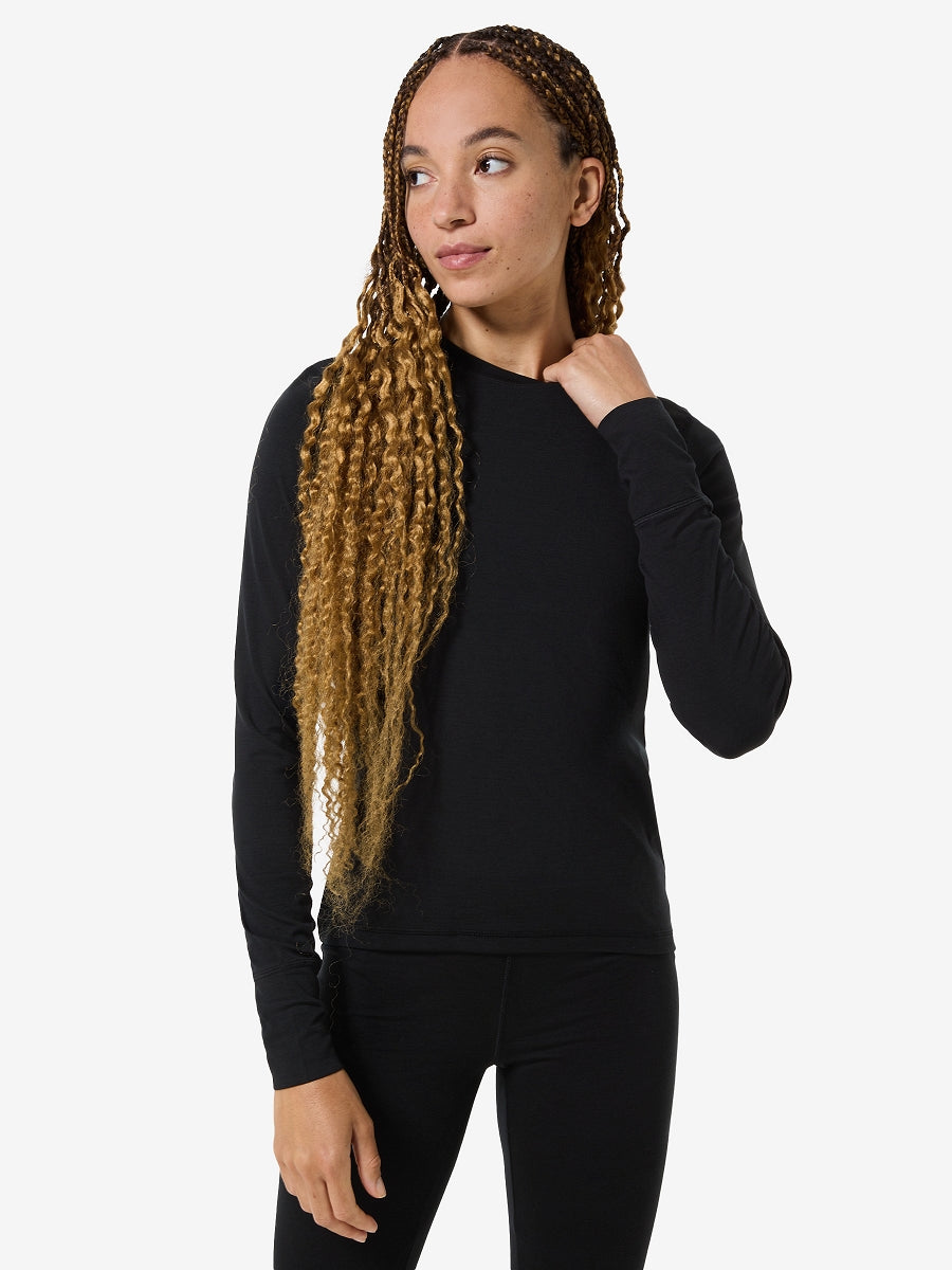 NAISTEN LUX BASE PITKÄHIHAINEN MERINOPAITA